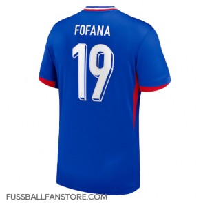 Frankreich Youssouf Fofana #19 Replik Heimtrikot EM 2024 Kurzarm